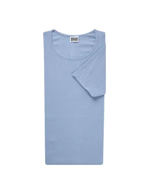 101 Short Sleeve Solid Colour, Light Blue