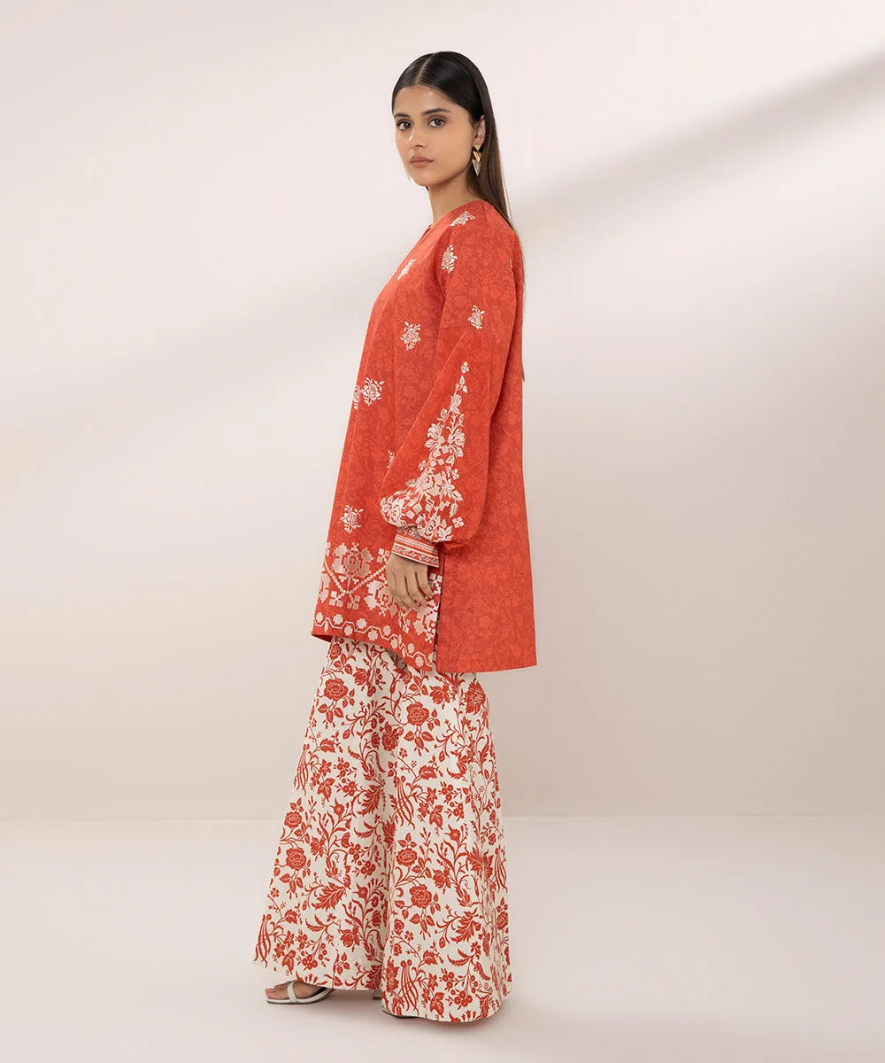 2 Piece - Embroidered Lawn Suit