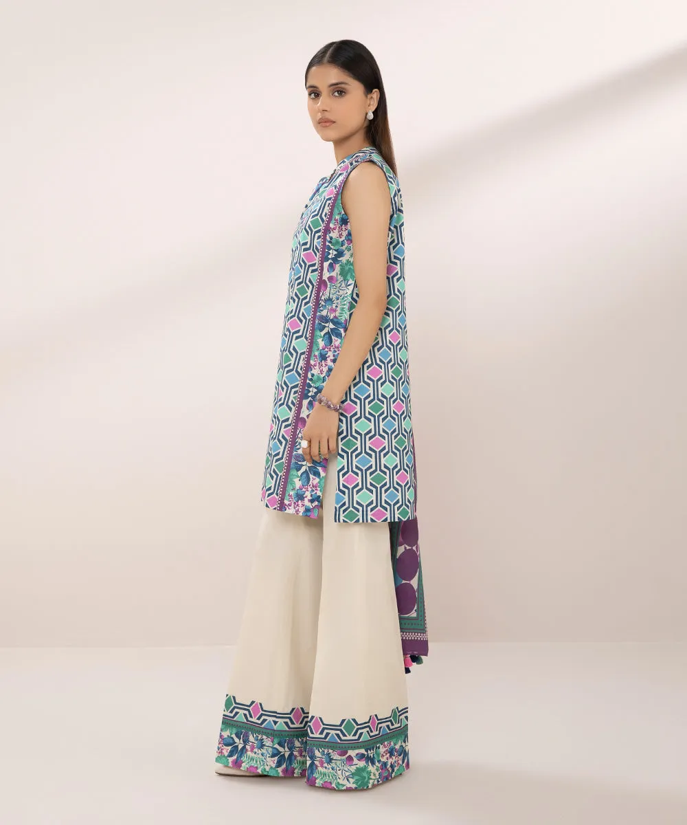 2 Piece - Printed Lawn Suit