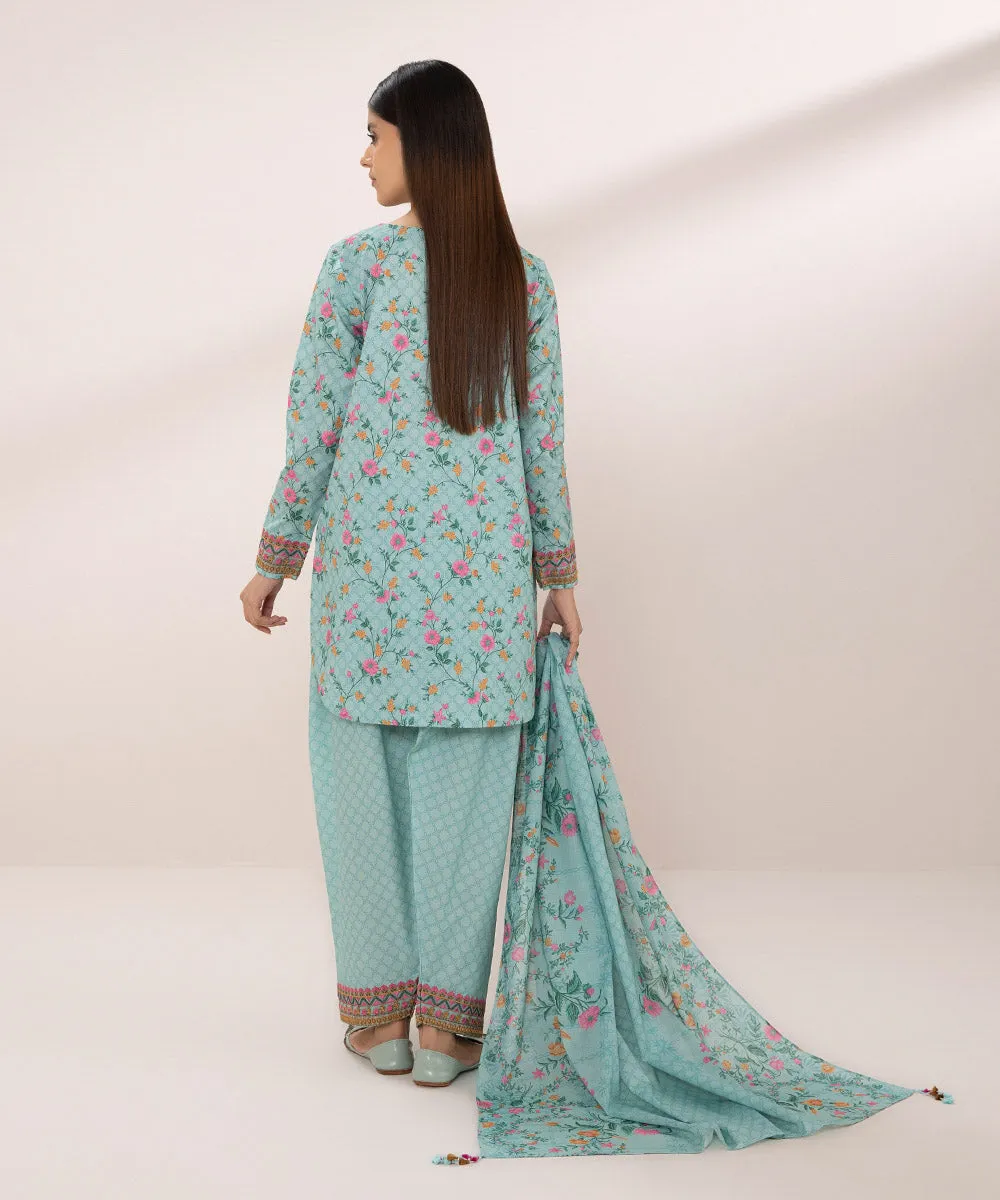 3 Piece - Embroidered Lawn Suit