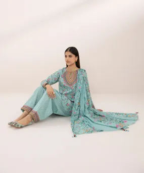 3 Piece - Embroidered Lawn Suit