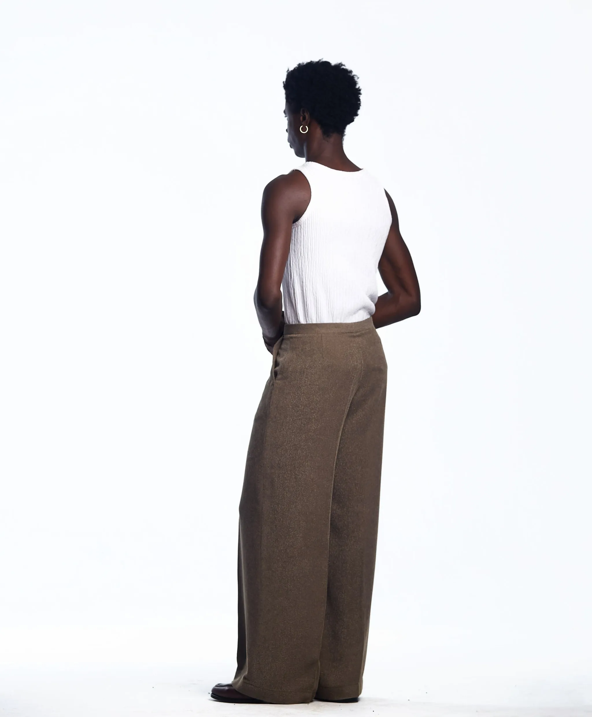 AJABENG Adofo Poly Diamond Crepe Drawstring Pants