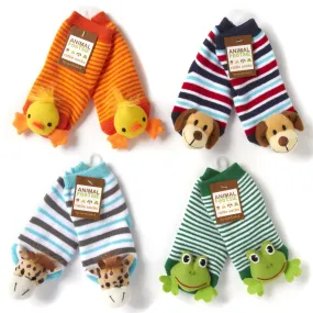 Animal Footsie Rattle Socks Assorted 4 Designs