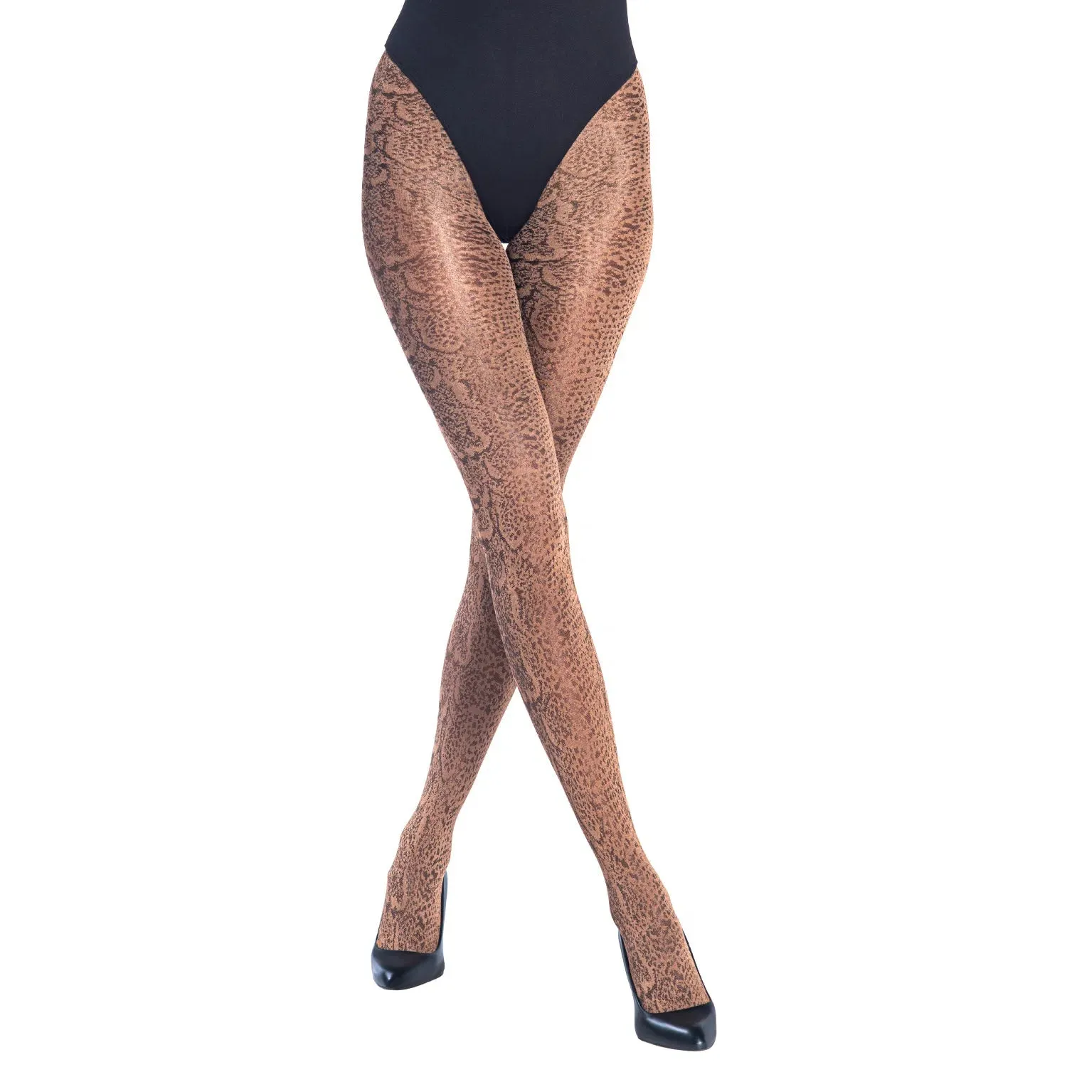 Animal Print Pantyhose - Tights