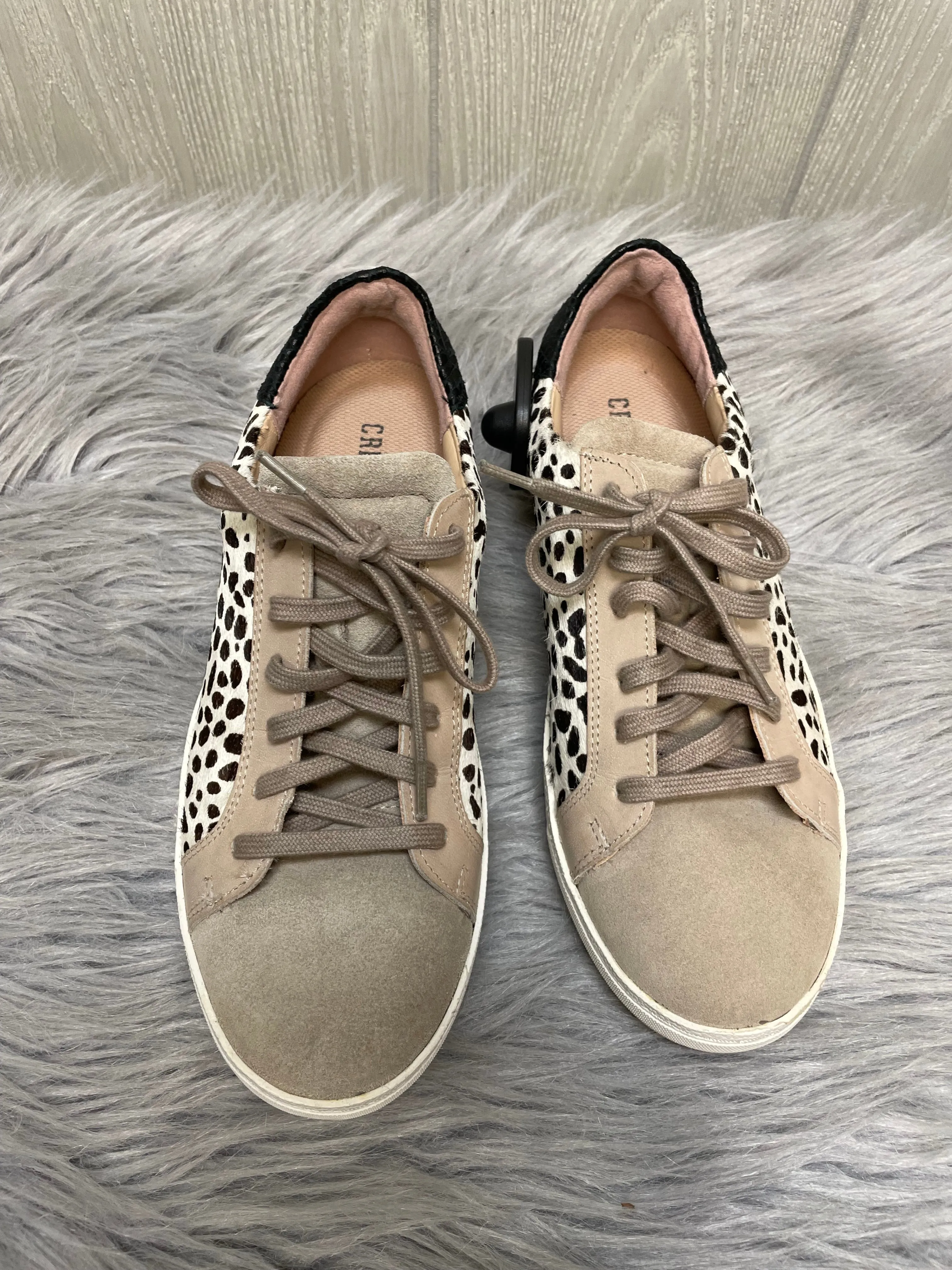 Animal Print Shoes Sneakers Crevo, Size 7.5