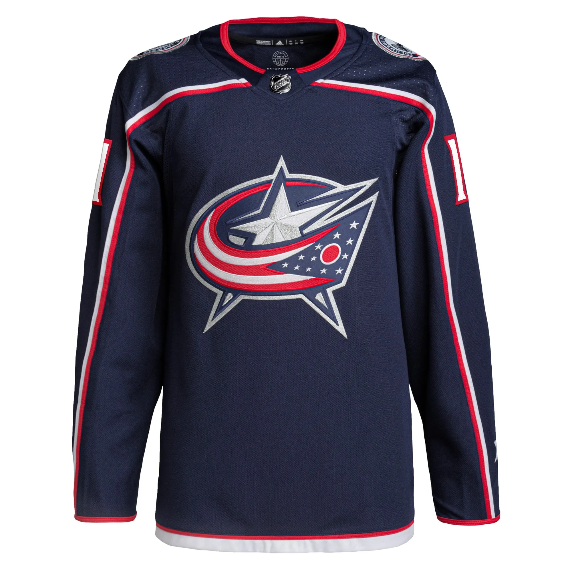 Adam Fantilli Columbus Blue Jackets adidas Home Primegreen Authentic Pro Player Jersey - Navy