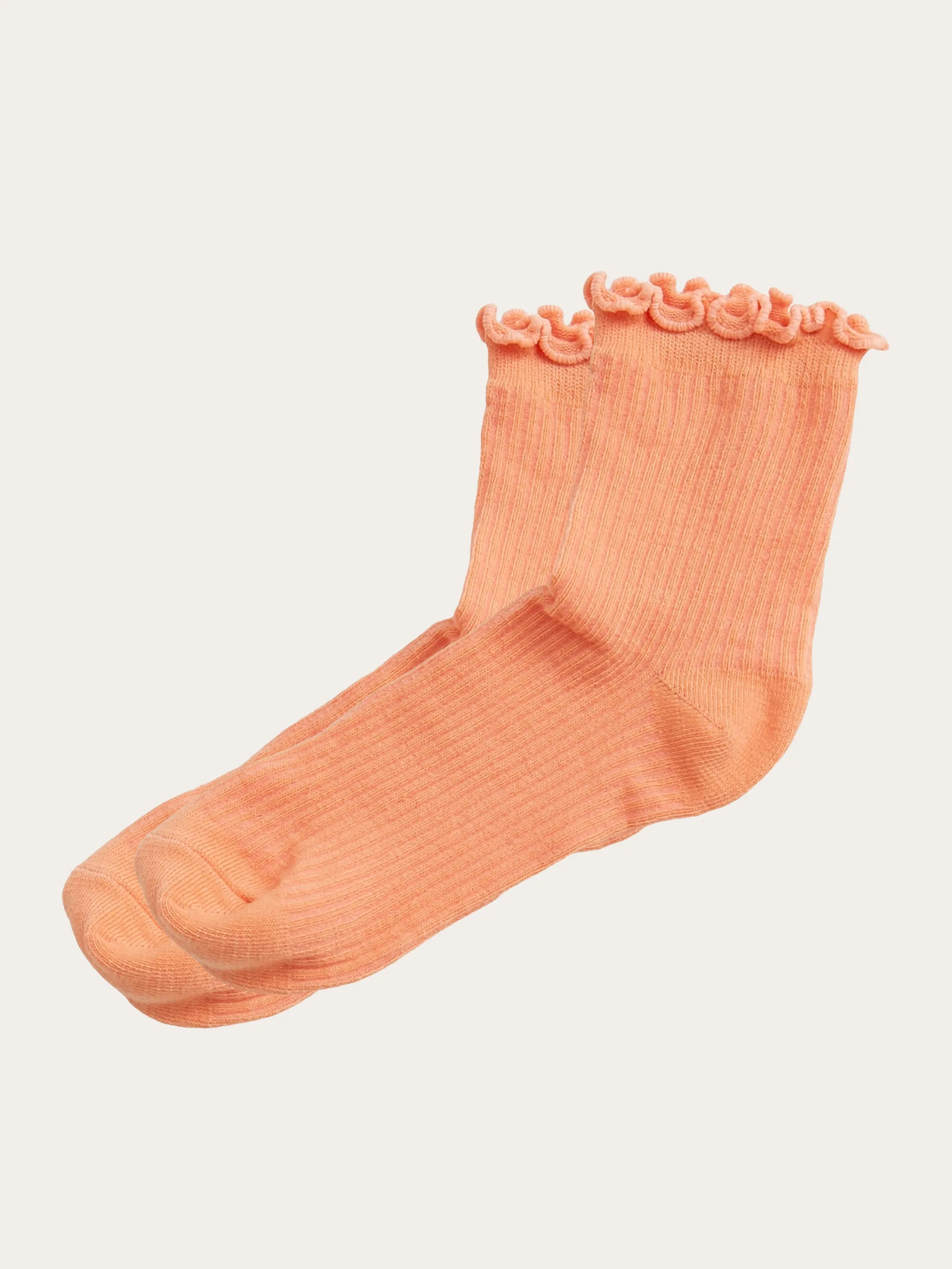 Babylock edge rib socks - GOTS/Vegan - Cadmium Orange