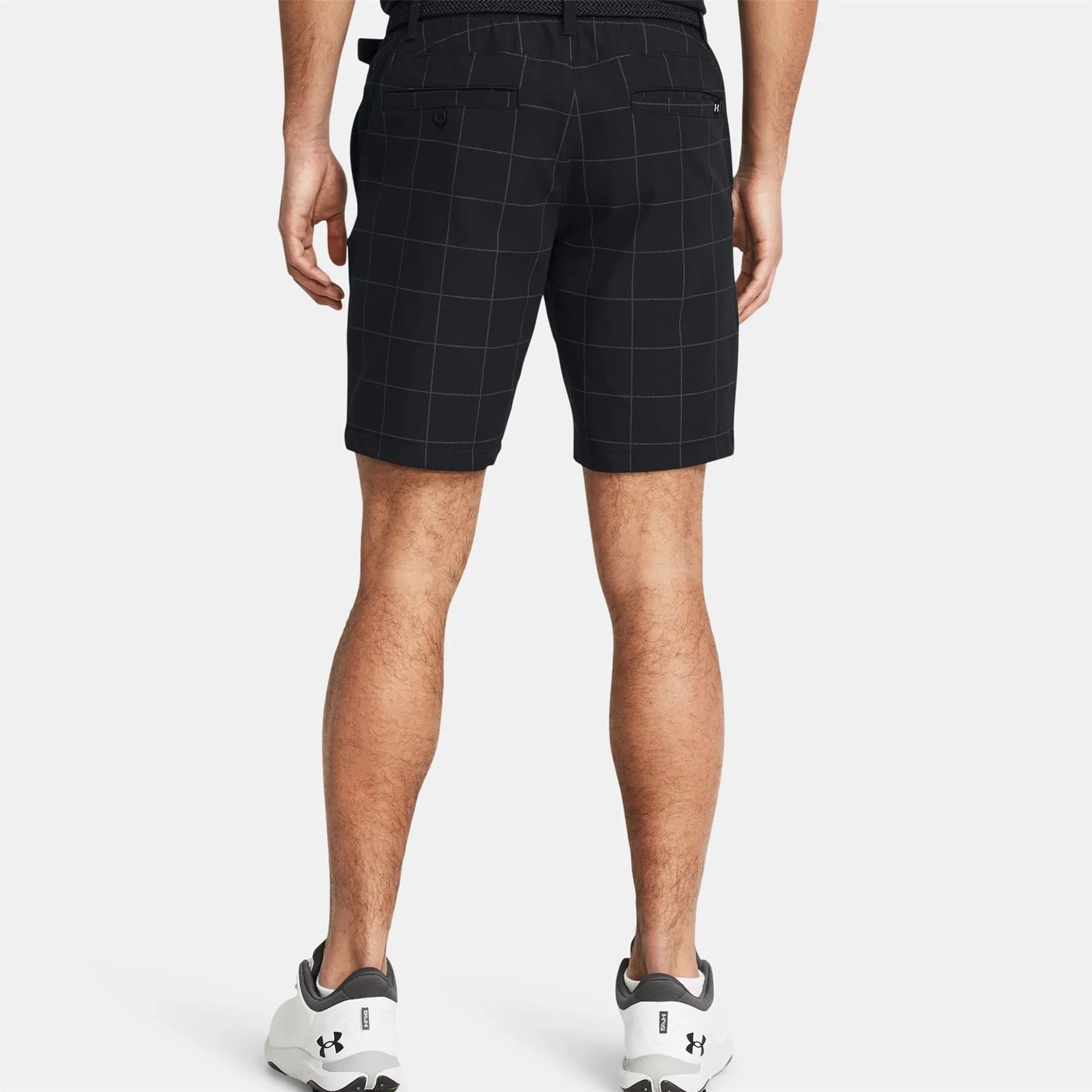 Drive Printed Tapered Fit Golf Shorts Black - SS24