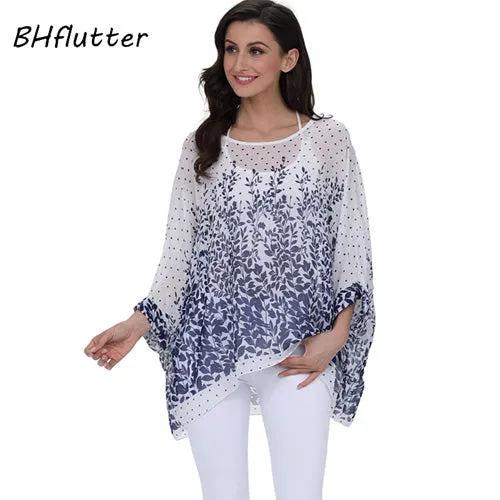 BHflutter 4XL 5XL 6XL Plus Size Blouse Shirt