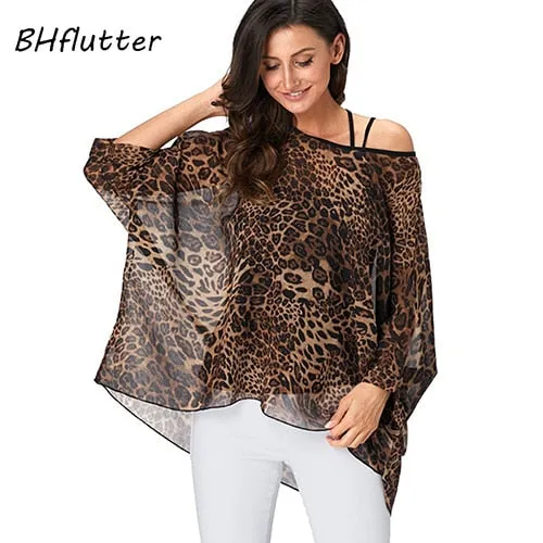 BHflutter 4XL 5XL 6XL Plus Size Blouse Shirt