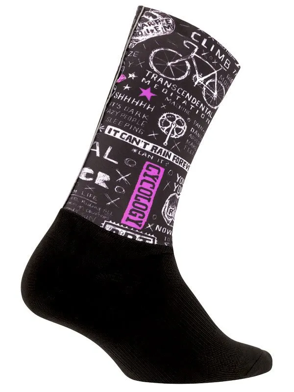 Bike Graffiti Aero Cycling Socks