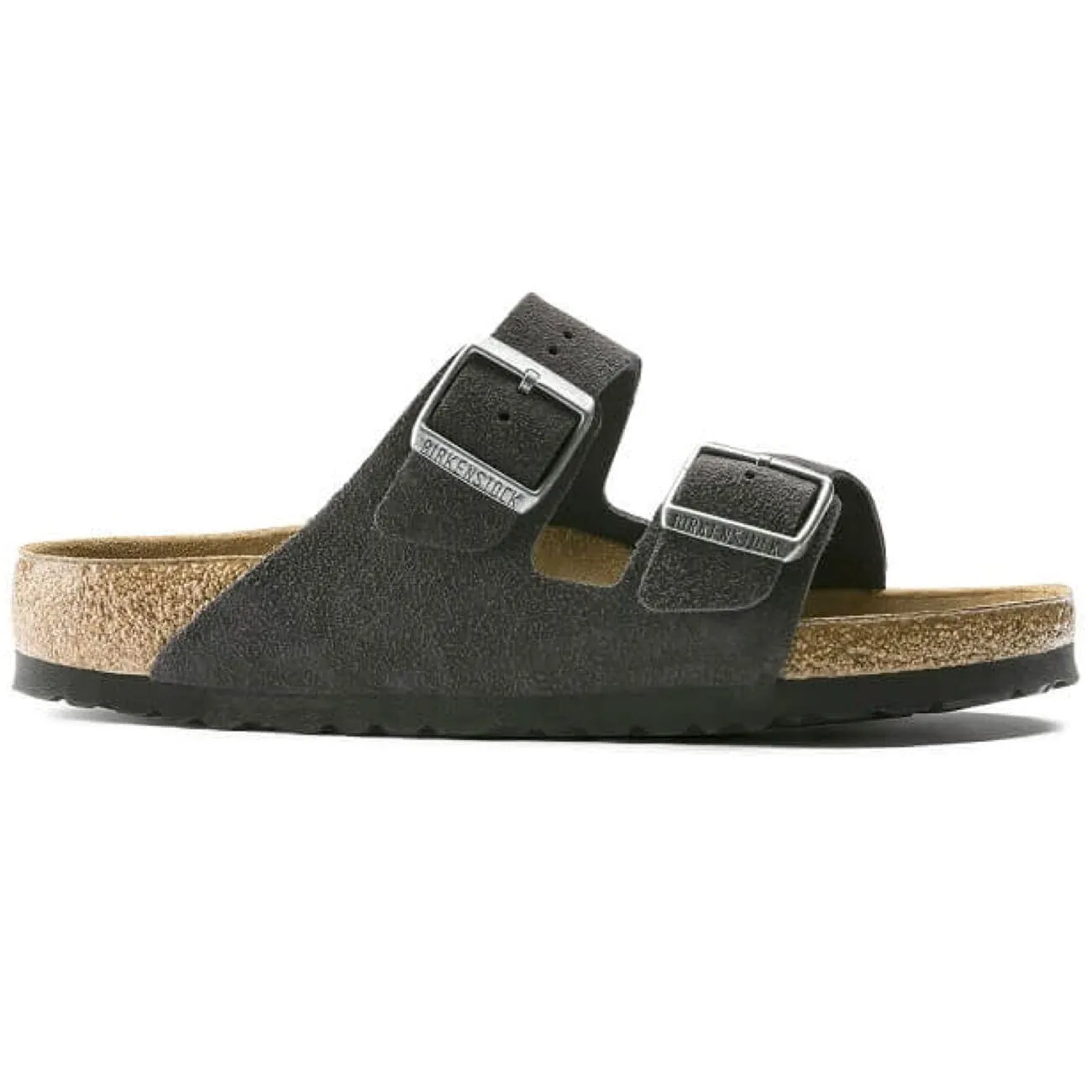 Birkenstock Arizona SFB Velvet Grey Suede Leather Regular Fit