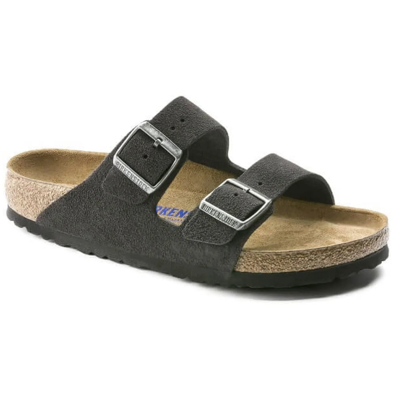 Birkenstock Arizona SFB Velvet Grey Suede Leather Regular Fit