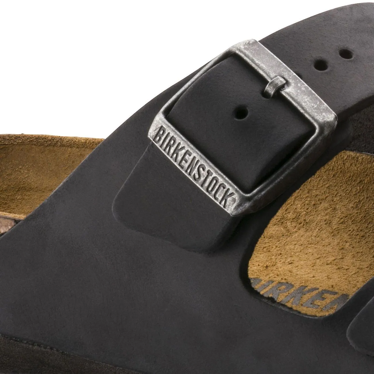 Birkenstock Classic, Arizona, Oiled Leather, Regular Fit, Black