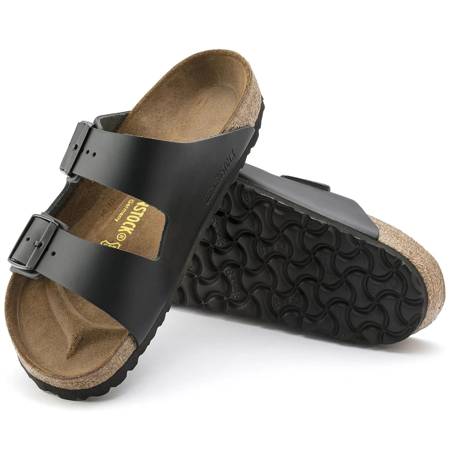 Birkenstock Classic, Arizona, Regular Fit, Smooth Leather, Black