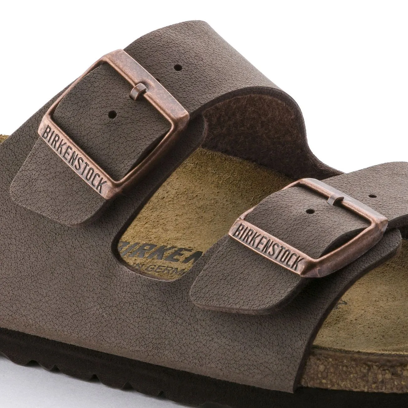 Birkenstock Classic, Arizona, Birko-Flor Nubuck, Narrow Fit, Mocca