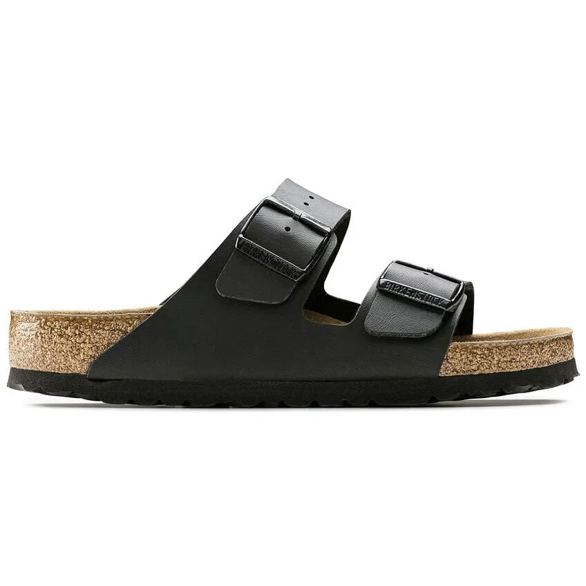 Birkenstock Classic, Arizona, Birko-Flor, Soft Footbed, Regular Fit, Black