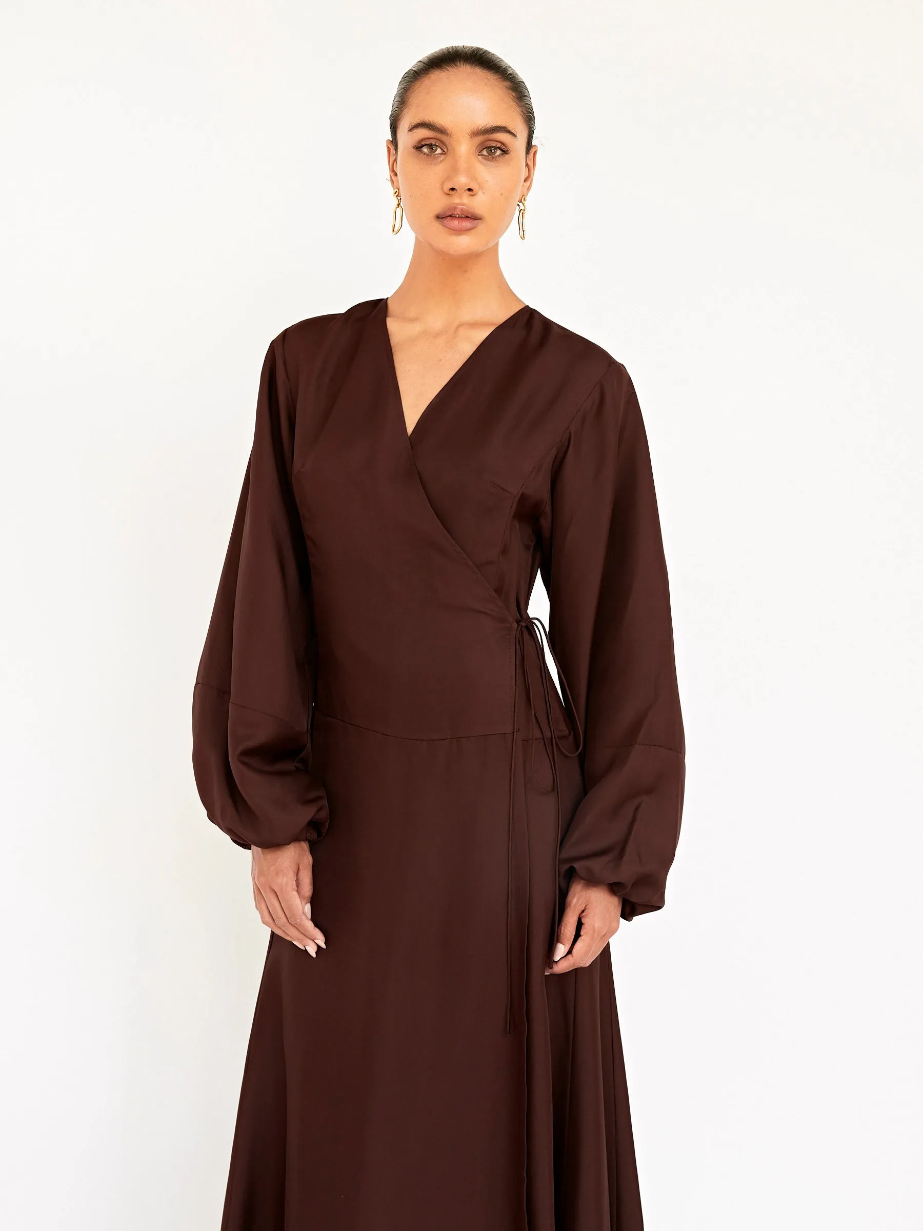 Classico Silk Wrap Dress