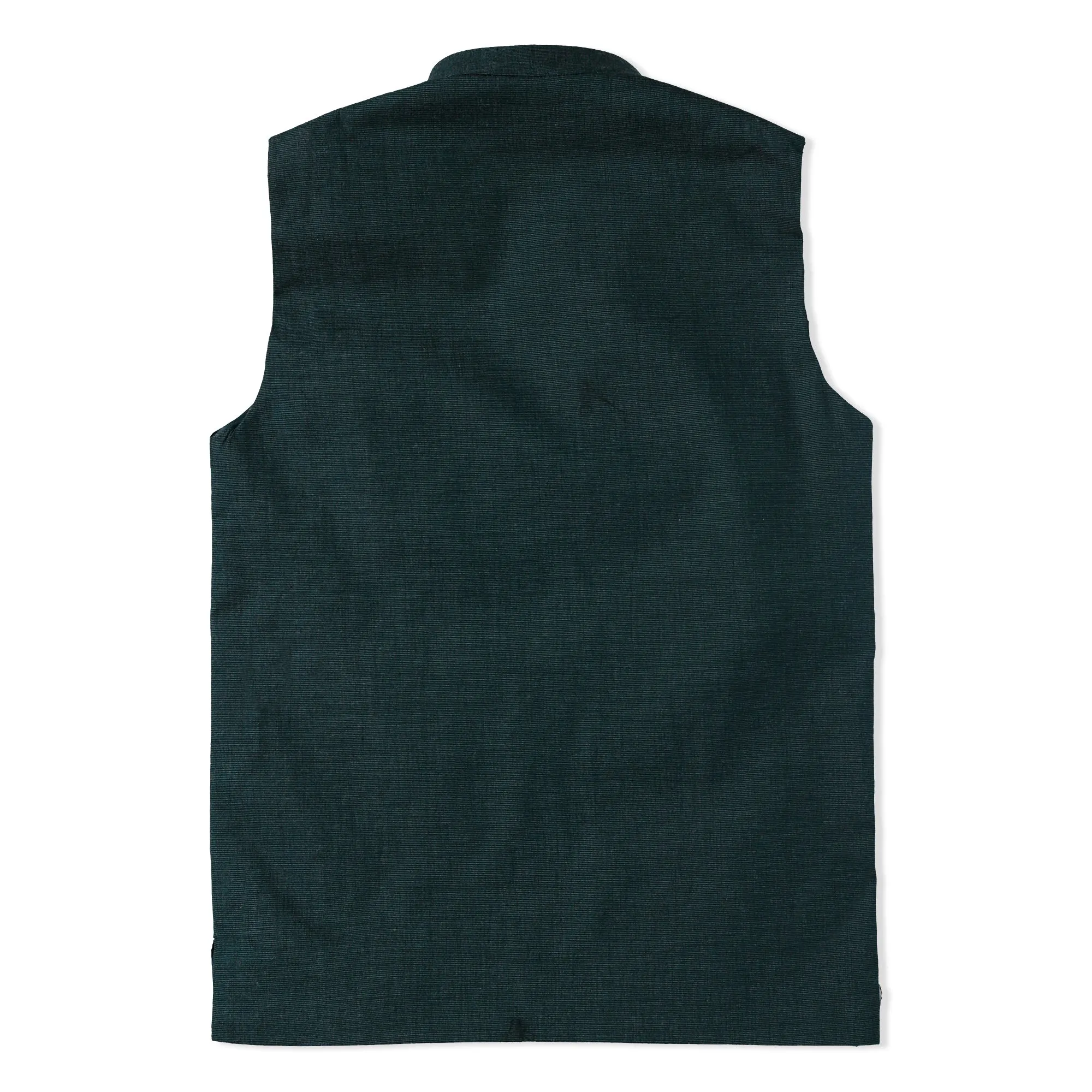 Boys Cotton Green Waistcoat