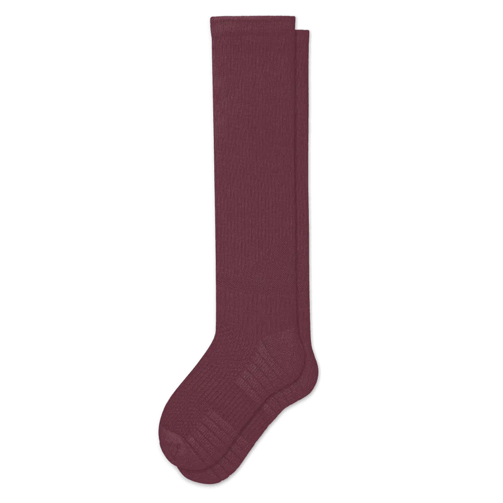 Burgundy Compression Socks