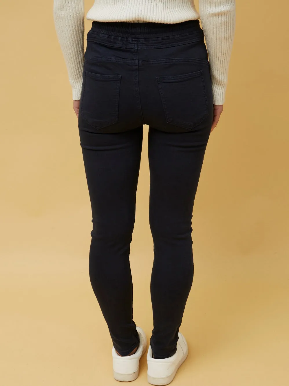 CAROLINE K MORGAN DENIM JOGGERS