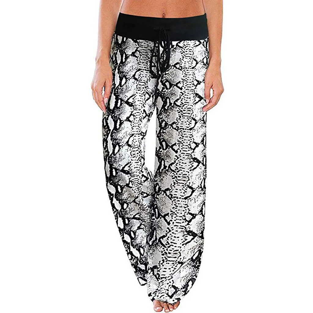 Casual Drawstring Elastic Lounge Pajama Pants