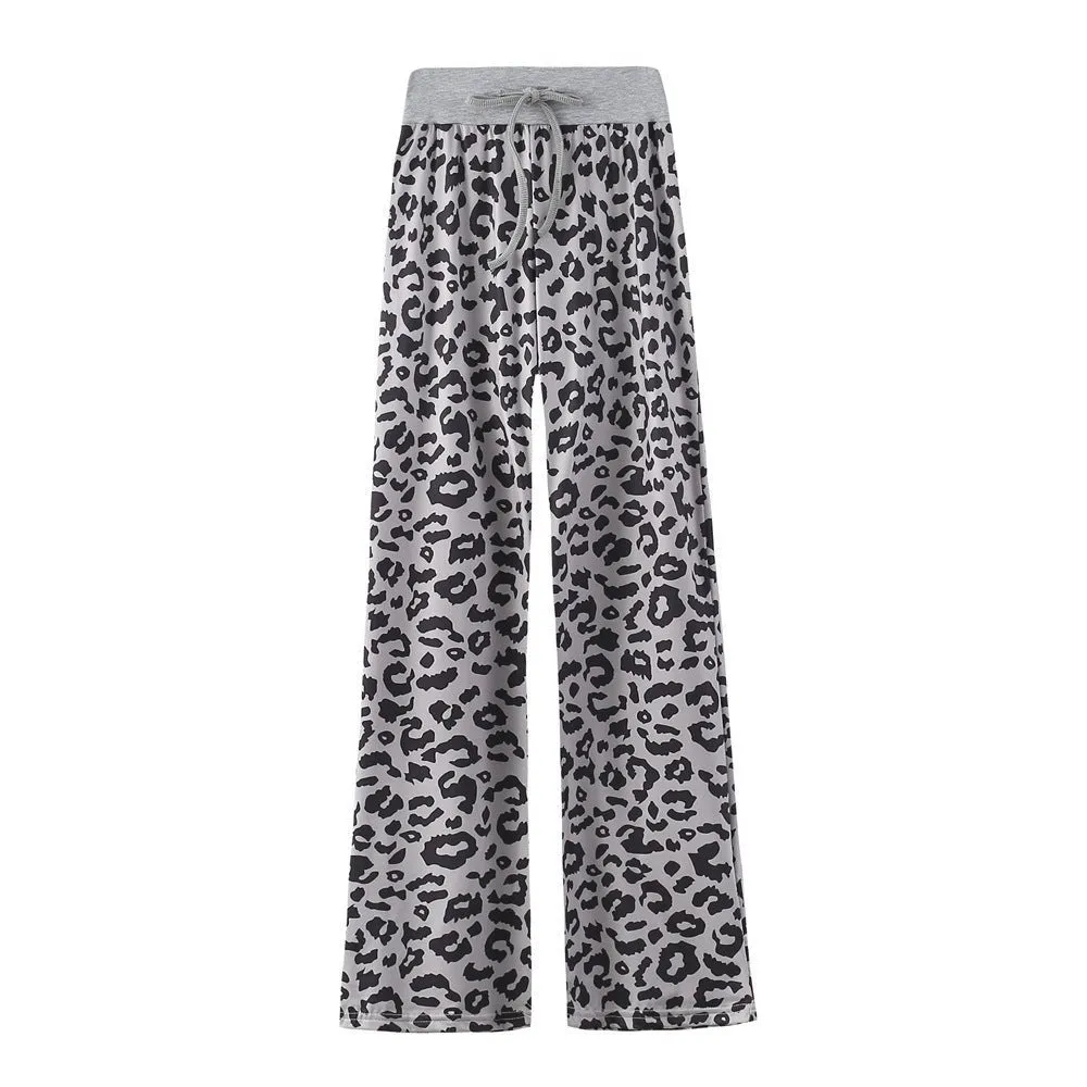 Casual Drawstring Elastic Lounge Pajama Pants