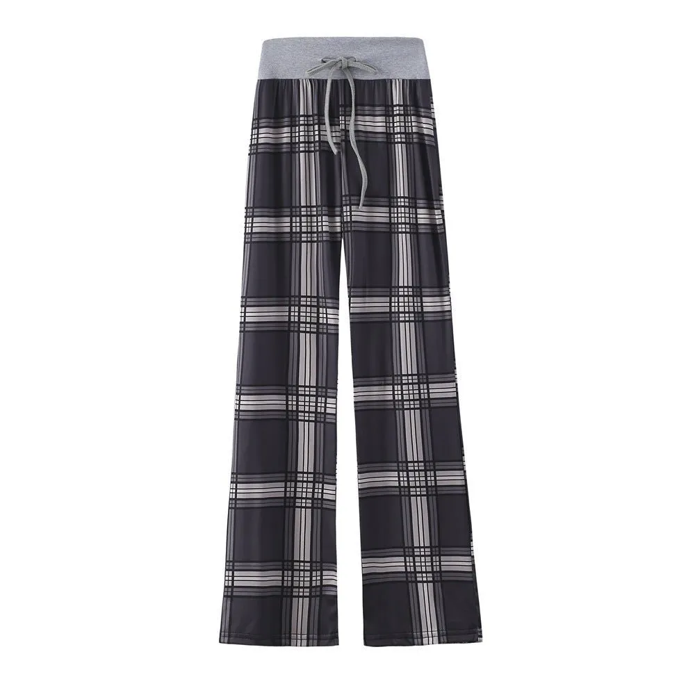 Casual Drawstring Elastic Lounge Pajama Pants