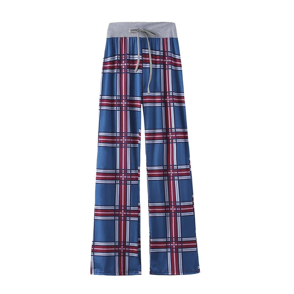 Casual Drawstring Elastic Lounge Pajama Pants