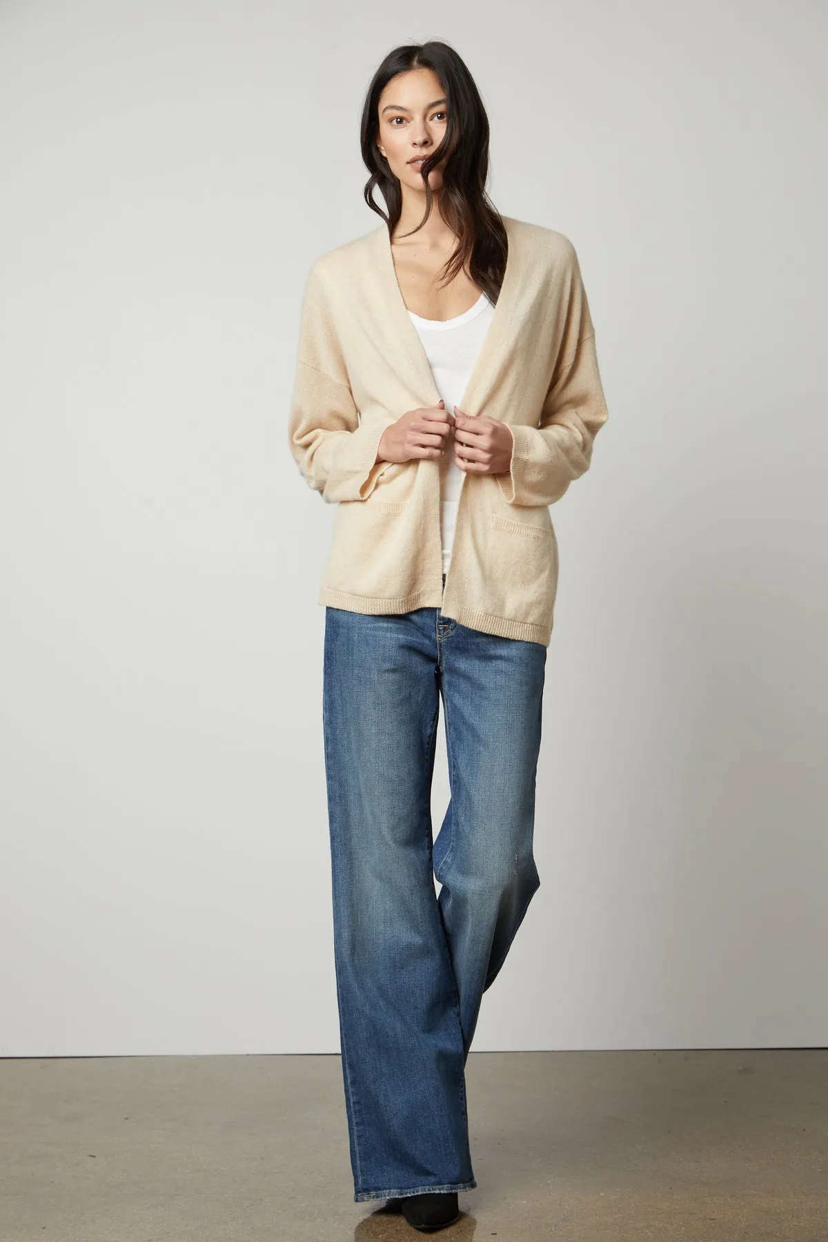 LILA CASHMERE CARDIGAN