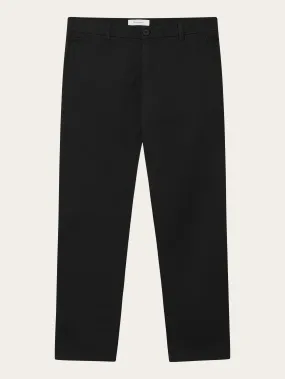 CHUCK regular chino poplin pant - Black Jet