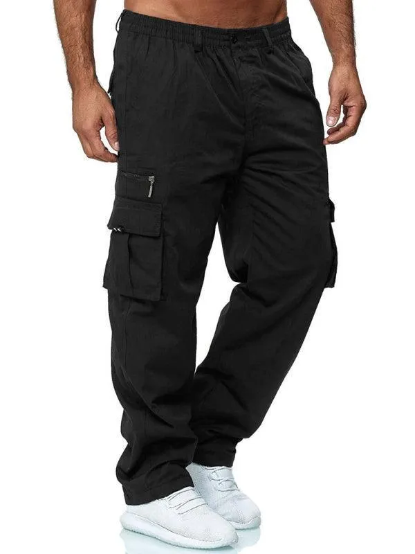 Multi-Pocket Loose Men Cargo Pants