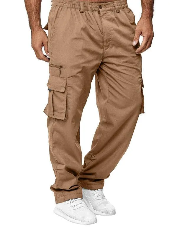 Multi-Pocket Loose Men Cargo Pants