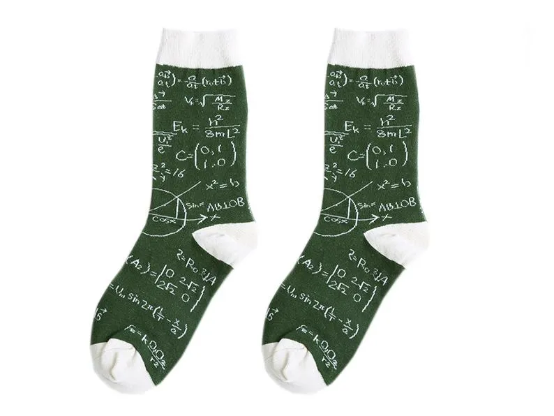 Crew Socks | Funky Socks - Math Equations