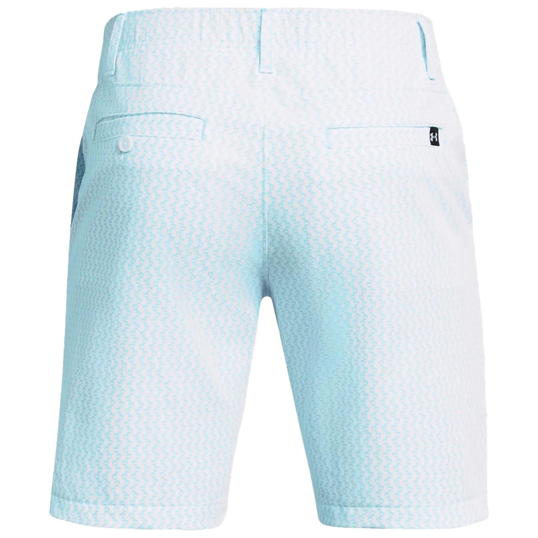 Drive Printed Tapered Fit Golf Shorts White - SS24