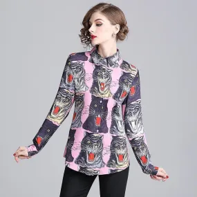 Feeling Wild Silk Blouse