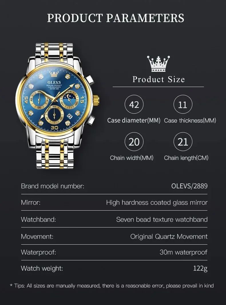 OLEVS MEN WATCH 2889