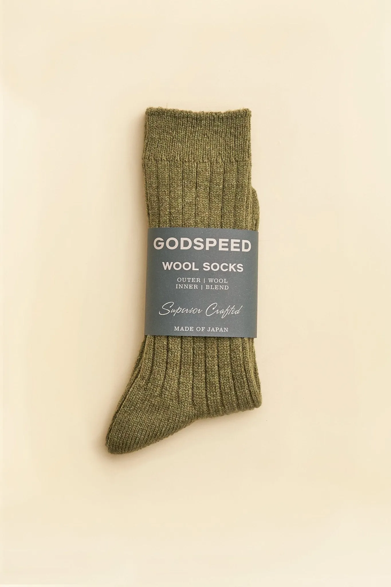 Godspeed Wool Socks - Olive