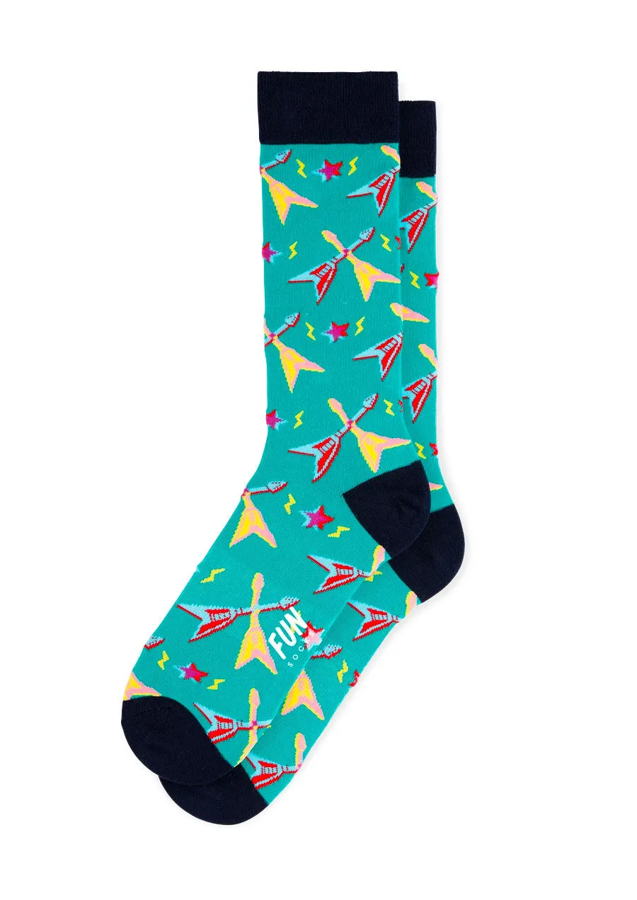 Guitar Crew Sock (Green)