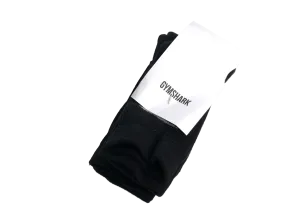 gymshark Black Crew Socks 3 Pack UK S