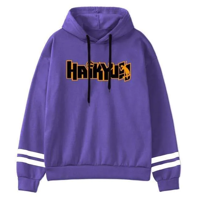 Japan Anime Haikyuu Anime Prints Hoodies Mens New Fashion Hoody Hip Hop Fleece Sweatshirts Crewneck Pullovers Cute Clothing Man