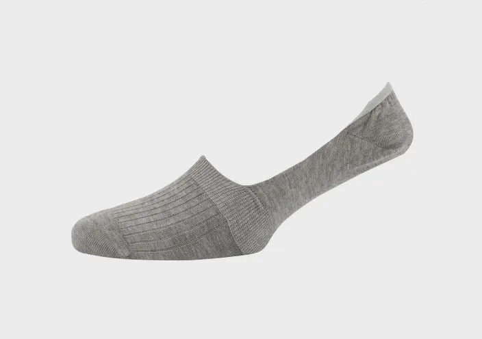 Invisible Cotton Grey Socks