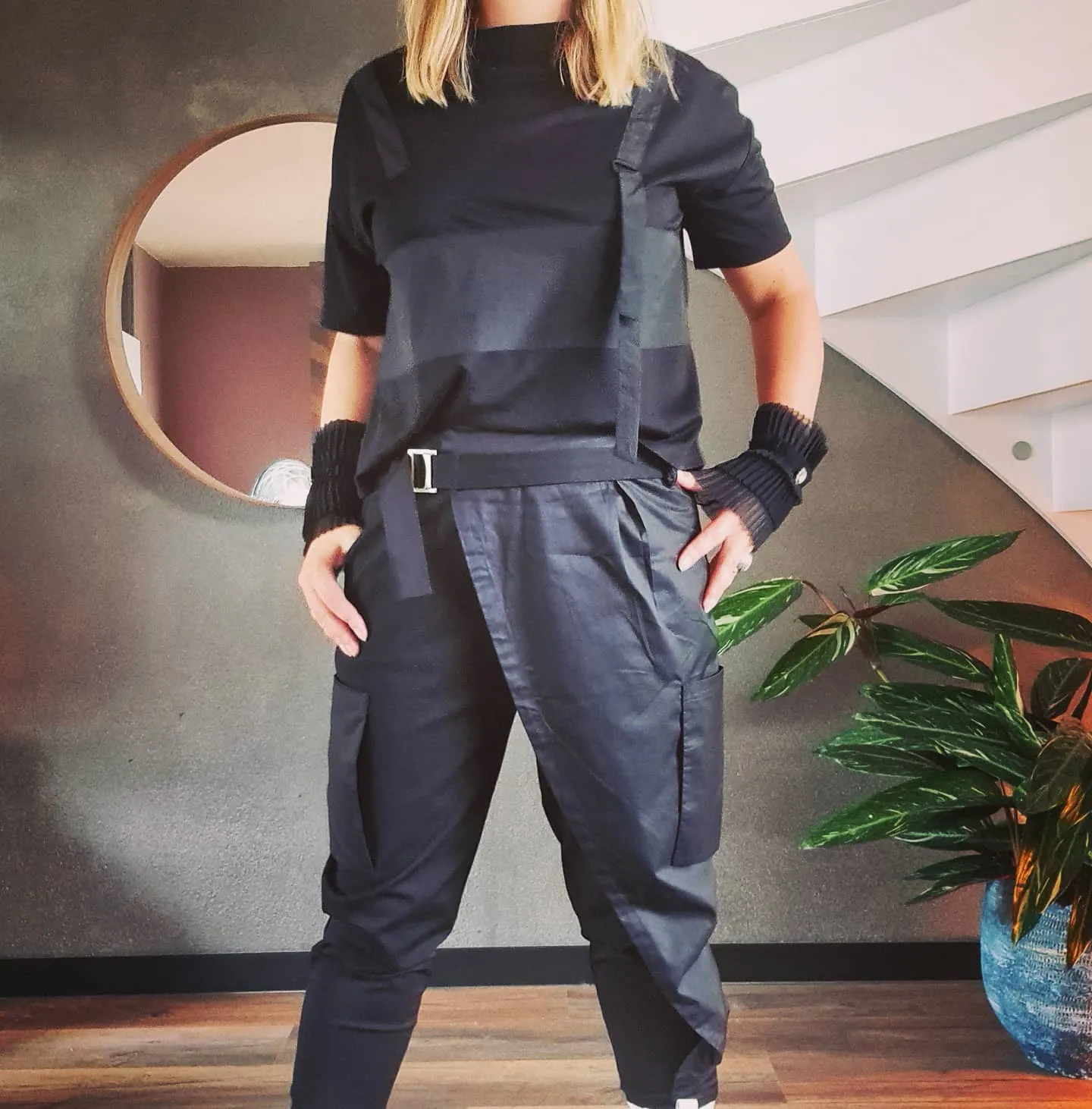 Jazz Up Casual Punk Overlay Pants