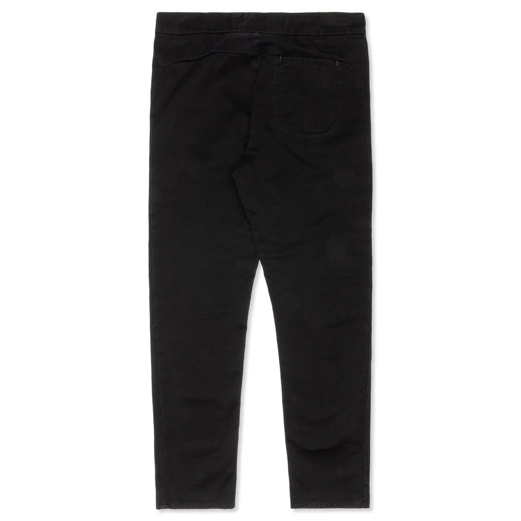 Slim Low Crotch Chino - Black/No Color