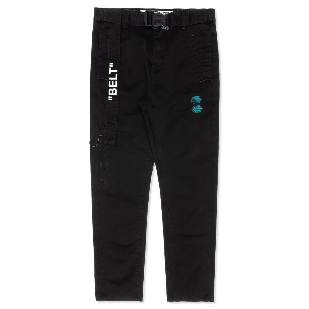 Slim Low Crotch Chino - Black/No Color