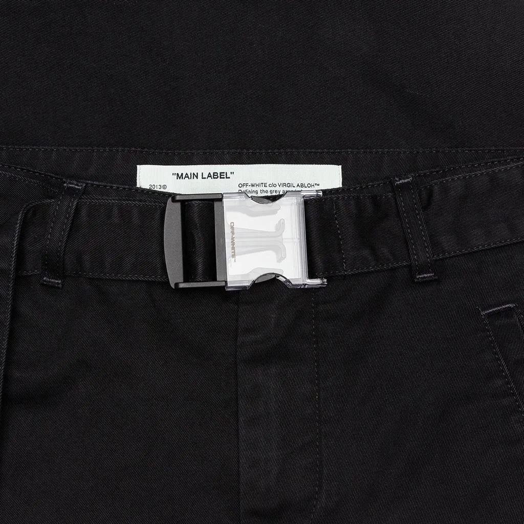 Slim Low Crotch Chino - Black/No Color