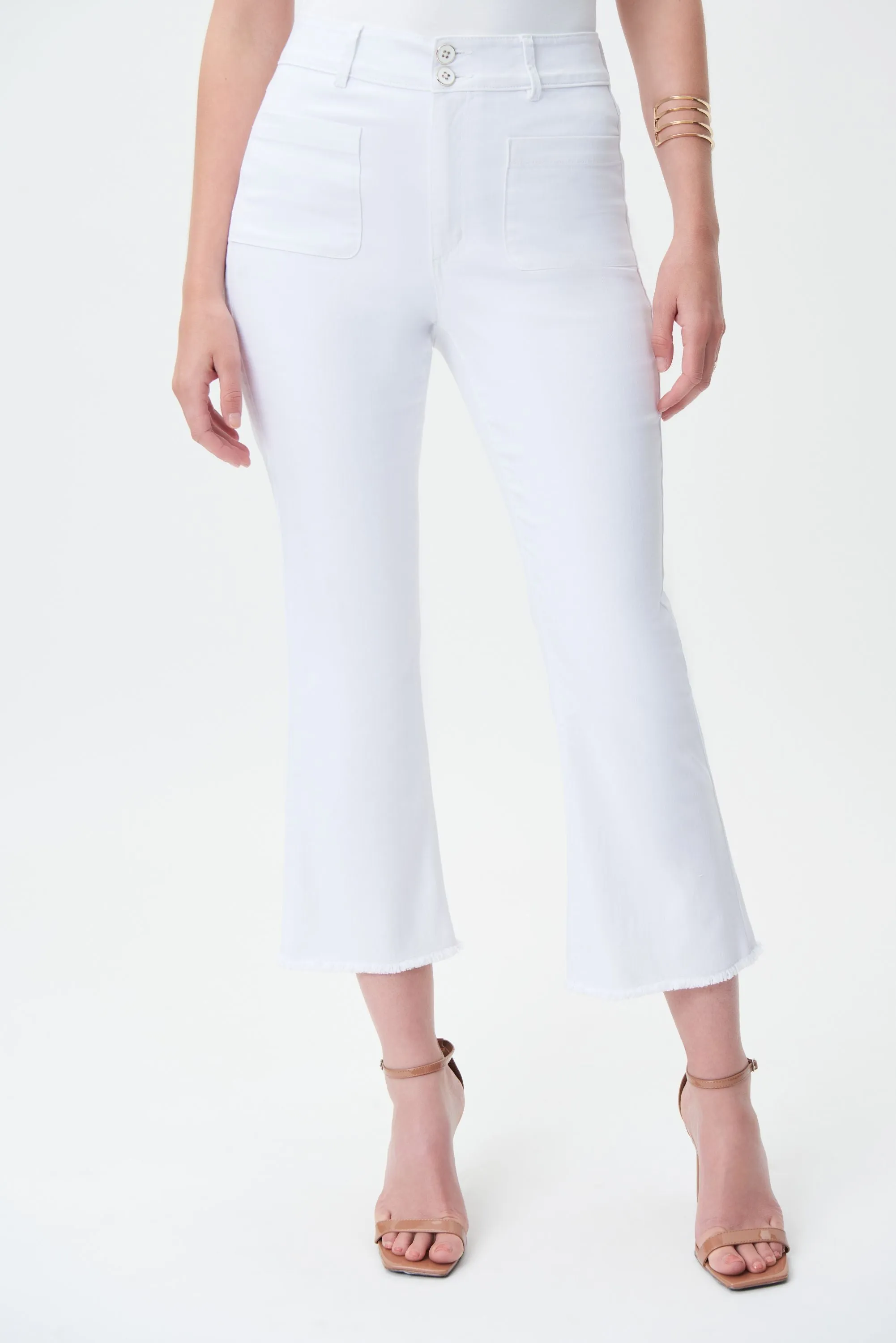 Joseph Ribkoff Frayed Flare Jeans -232936