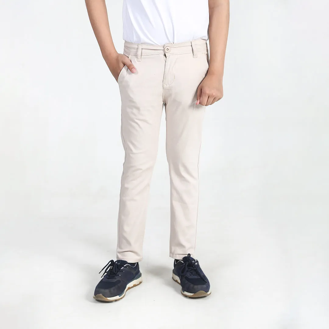 Light Khaki Cross Pocket Pants