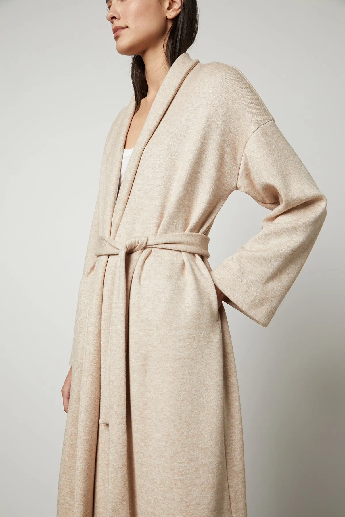 PATRICIA DOUBLE KNIT DUSTER CARDIGAN