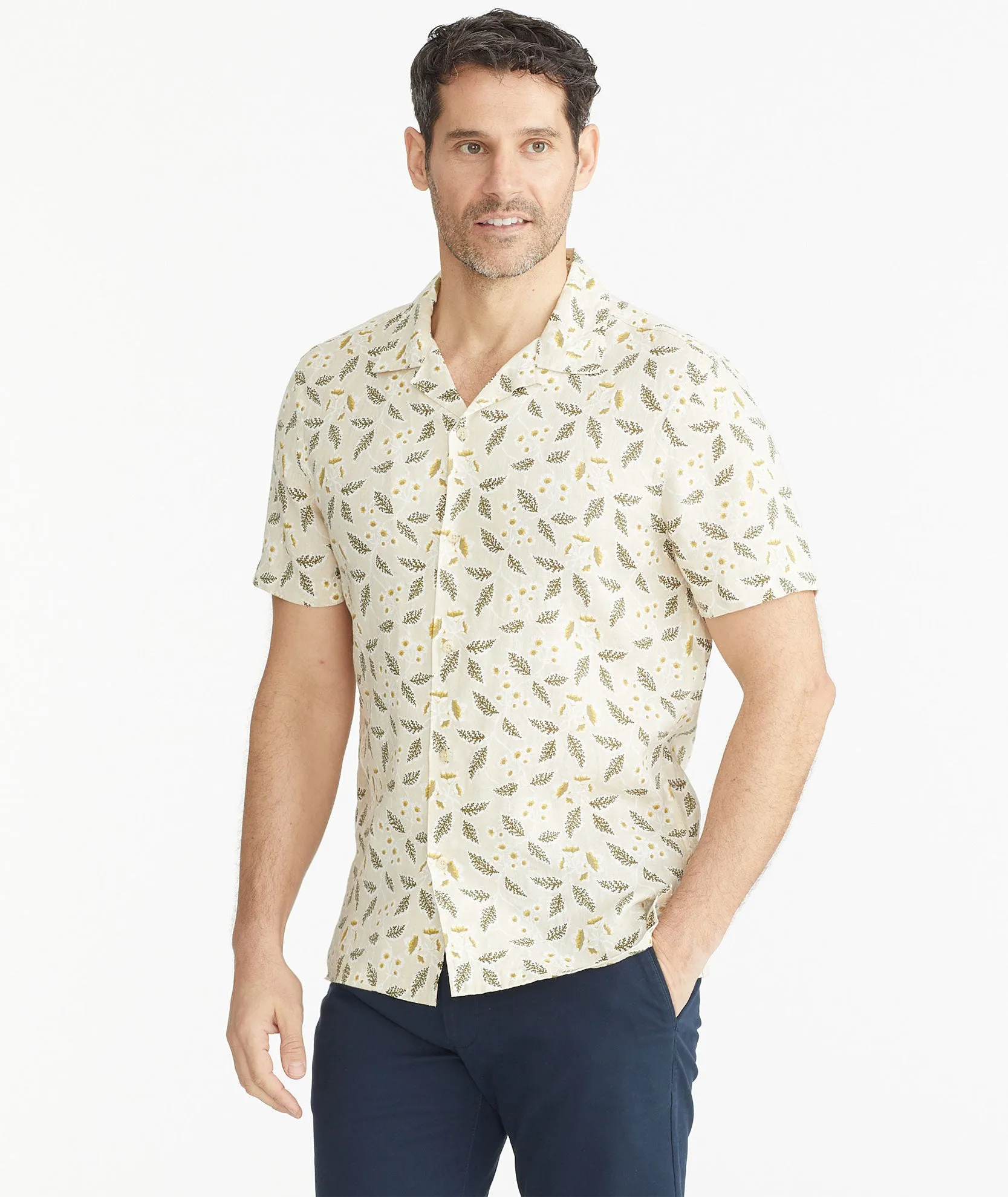 Linen Short-Sleeve Heaton Shirt